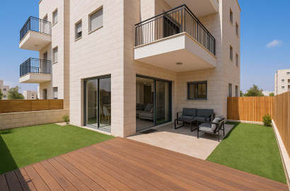 דירת גן חדשה ומוארת באופקים – שילוב של נוחות, טבע ויוקרה