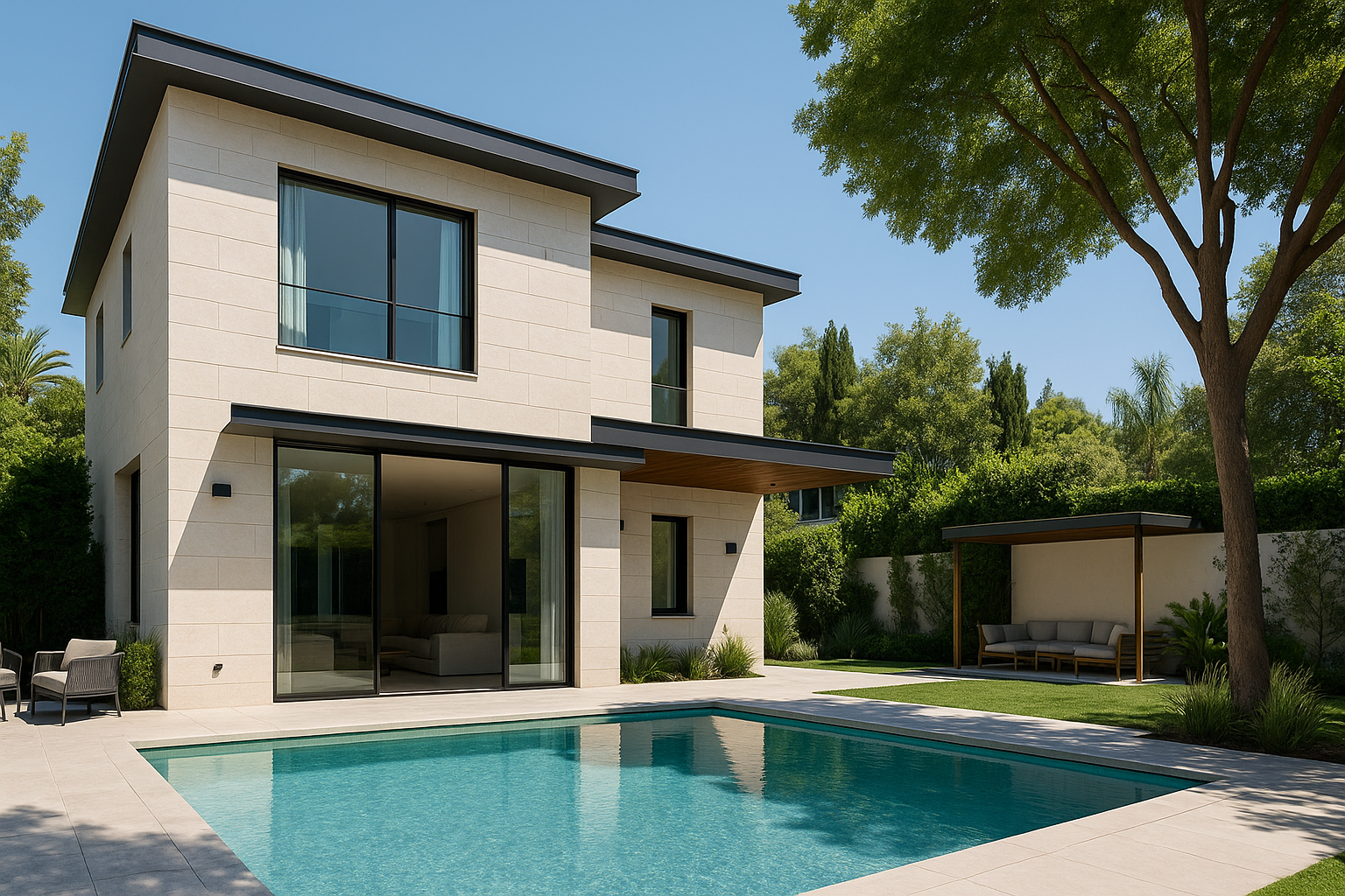 וילה יוקרתית בצפון תל אביב – פרטיות מושלמת באחת השכונות השקטות בעיר