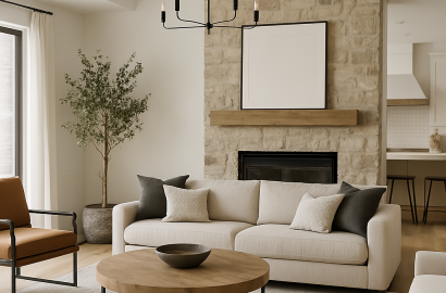 עיצוב מודרני-כפרי: איך לשלב חמימות של פעם עם סטייל של היום