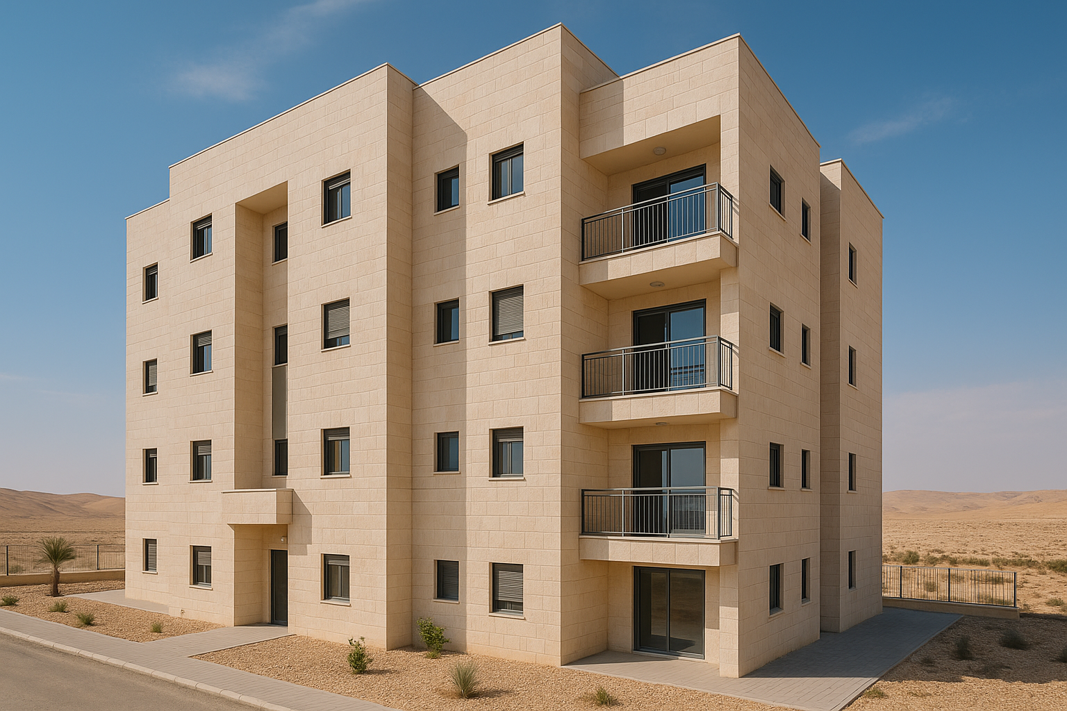 דירה חדשה עם נוף פתוח בדימונה – השקעה בטוחה למגורים או השכרה