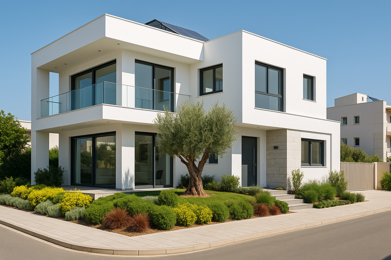 וילה מודרנית בבאר שבע עם בריכה פרטית וגינה ירוקה